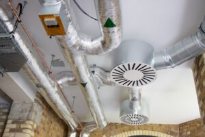 Ductwork and ventilation work ACB carried out at Warner Street