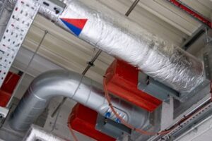 Fire damper, ductwork and ventilation work ACB carried out at Short Gardens