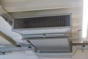 Fire damper, ductwork and ventilation work ACB carried out at Short Gardens