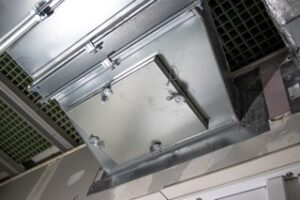Fire damper, ductwork and ventilation work ACB carried out at Short Gardens