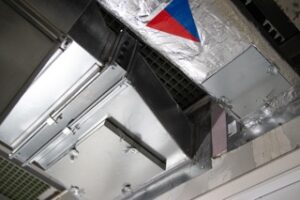 Fire damper, ductwork and ventilation work ACB carried out at Short Gardens