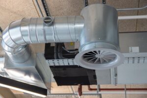 Fire damper, ductwork and ventilation work ACB carried out at NEU