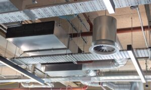 Fire damper, ductwork and ventilation work ACB carried out at NEU