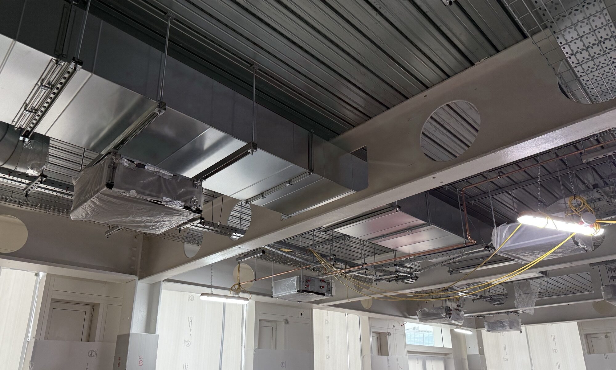 3 Floors Of Ductwork Fit-out image